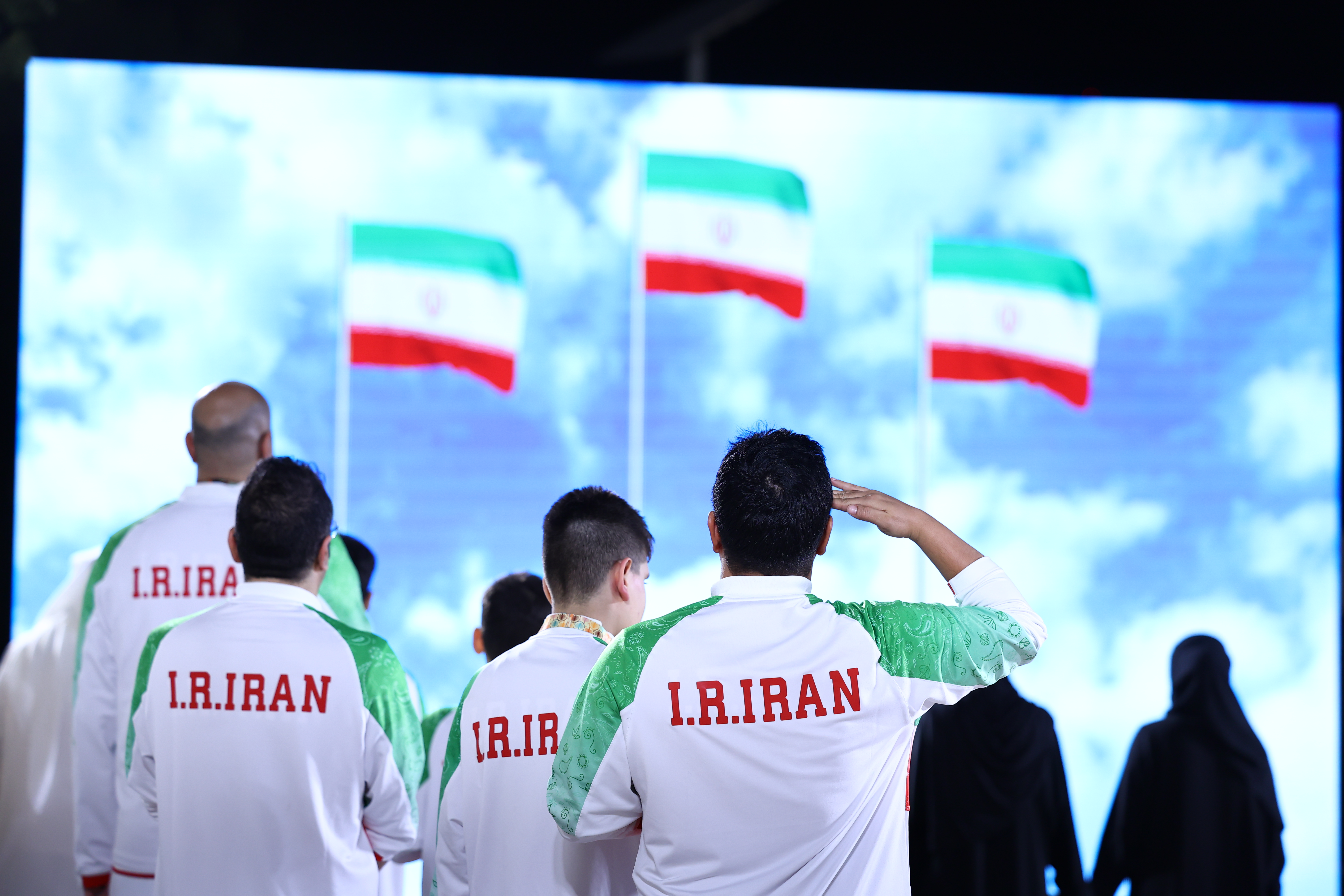 گزارش تصویری | جلوه‌هایی از اعتلای نام ایران و اهتزار پرچم مقدس کشورمان در...